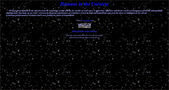 Desktop Screenshot of humansintheuniverse.org